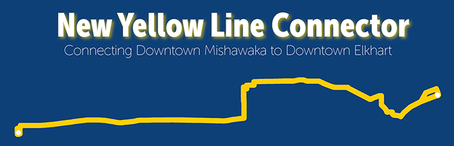 New Yellow Line Connector: Connecting Downtown Mishawaka to Downtown Elkhart